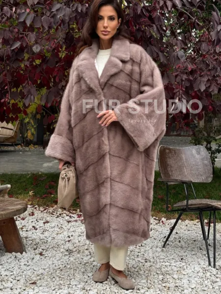 Норковая шуба (больших размеров) - фото 4