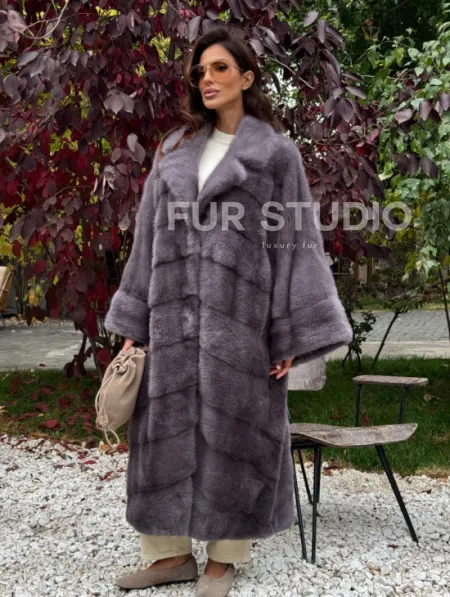 Норковая шуба оверсайз - фото 8