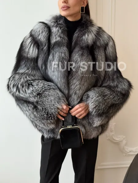 Шуба из чернобурки - фото 4
