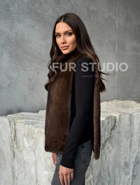 Манишка для женщин - норковая - фото 4