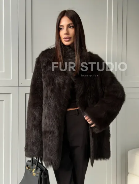 Женская дубленка из тосканы - фото 12