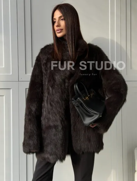 Женская дубленка из тосканы - фото 7