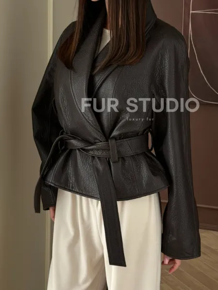 Куртка из натуральной кожи PREMIUM COLLECTION - фото 2