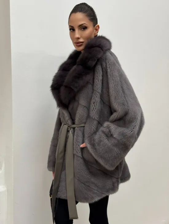 Полушубок норковый 