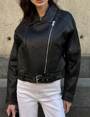 Кожаная куртка в стиле Casual - фото 5
