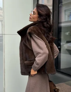 Жилет из норки - фото 3