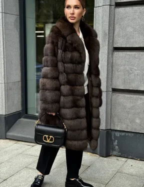 Шуба из соболиного меха - фото 5