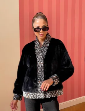 Куртка - жакет из меха норки - фото 0