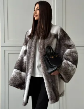 Натуральная шуба из норки крестовки Premium - фото 8