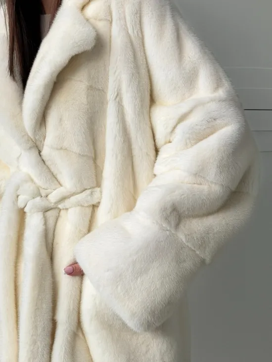 Шикарная норковая шуба White Velvet Premium - фото 1